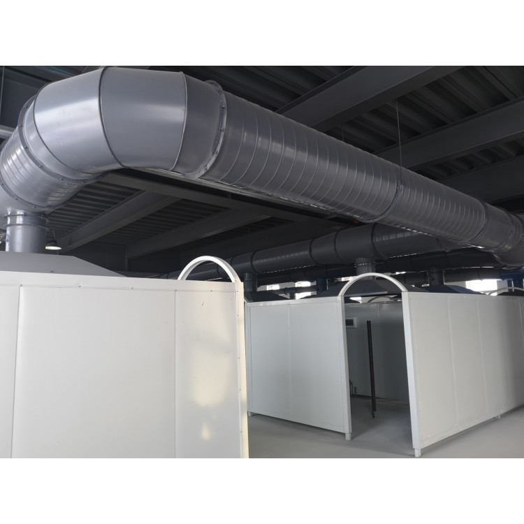 美蓝环保 焊培机构 焊接车间 中央集中除尘系统图2