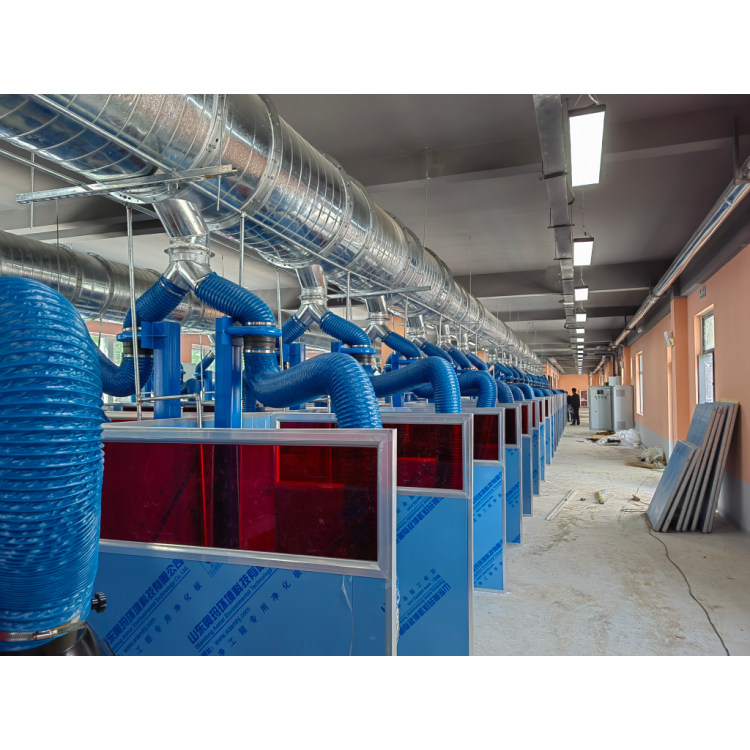 焊培学校整体除尘 焊接吸气臂除尘 