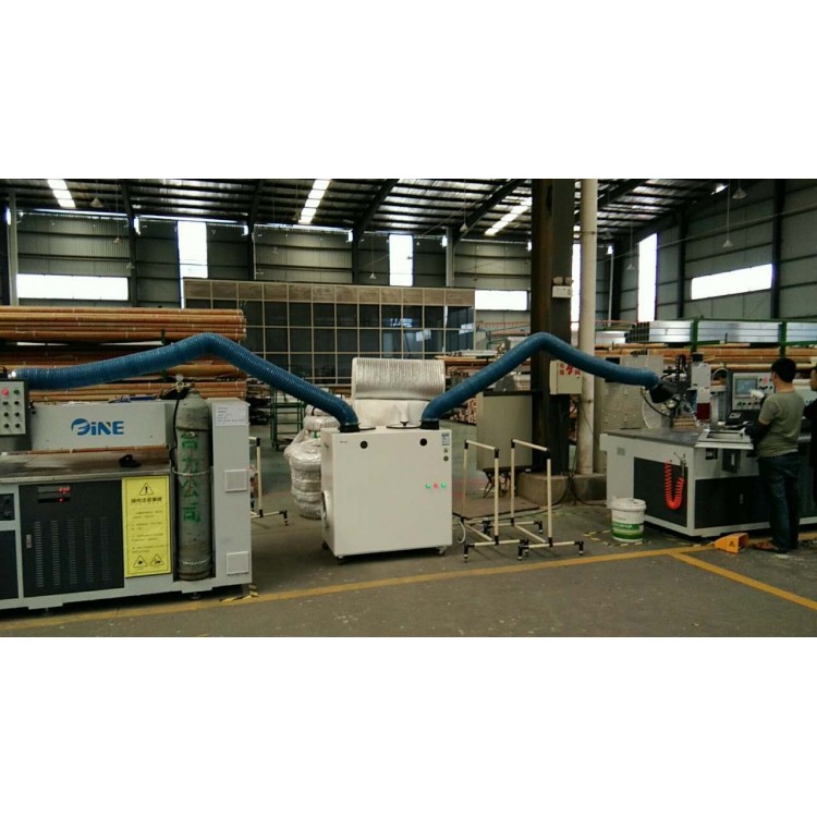 可移动式 焊烟净化器 横插滤筒款 双吸气臂 烟尘净化器图4