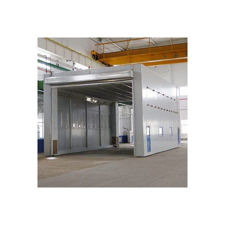 地沟式整体移动喷漆房 排风方式