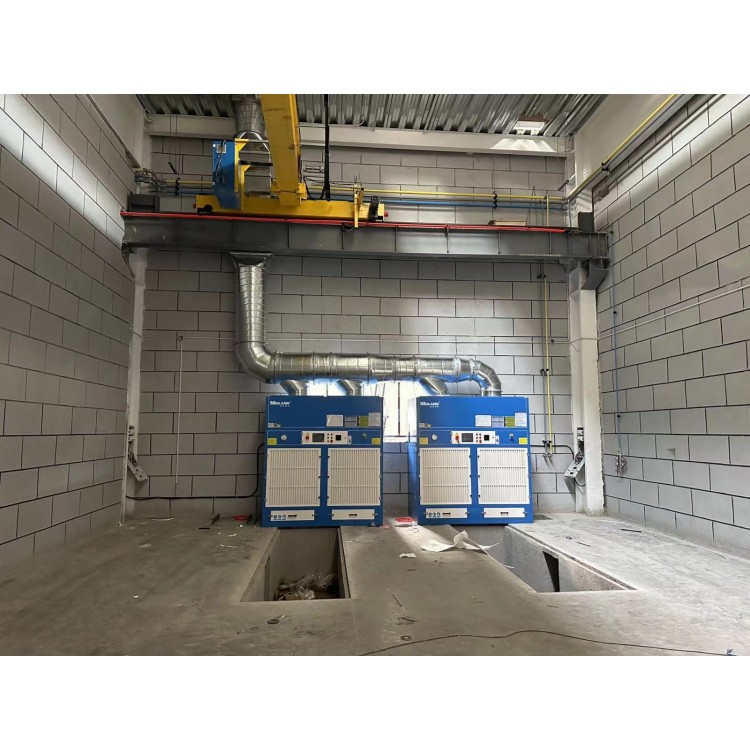 打磨柜 配套 吹吸式烟尘净化设备 高大车间整体集中除尘系统图3