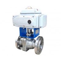 Q941F电动O型切断球阀 意威法兰式电动O型切断球阀 上海