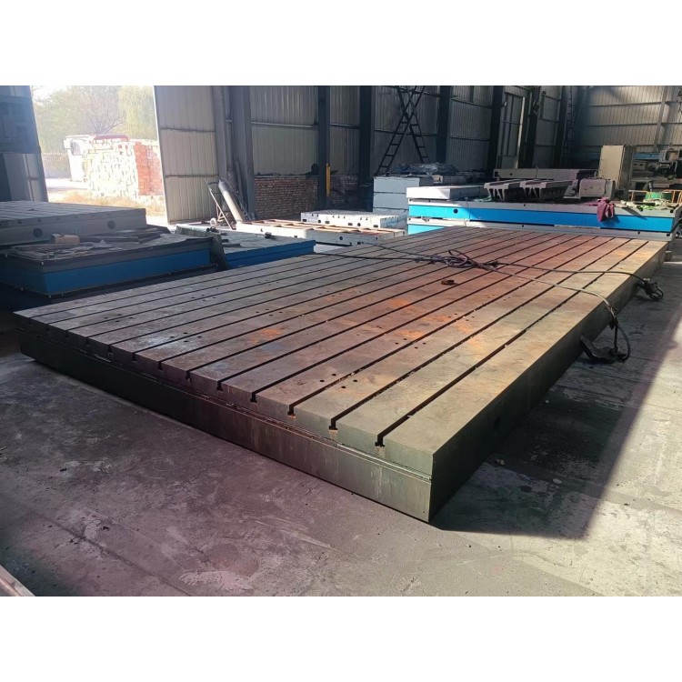 铸铁试验平台划线平台装配平台T型槽工作台图2