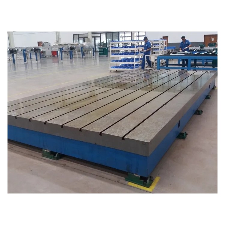 铸铁试验平台划线平台装配平台T型槽工作台图4