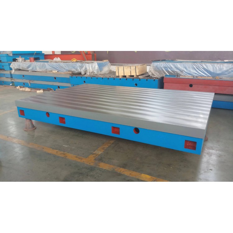 铸铁试验平台电机试验平台检测平板钳工工作台研磨平台图4