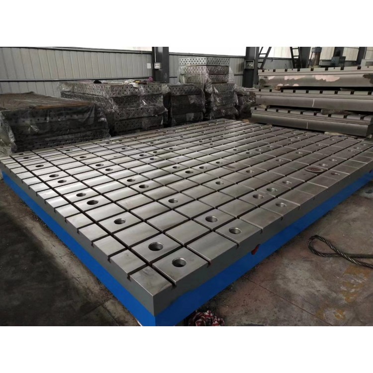 钳工工作台铸铁平台研磨平台试验平板划线平台图2