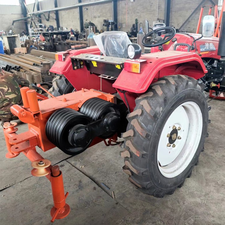 四轮牵引机 旧拖拉机头改装绞磨机厂