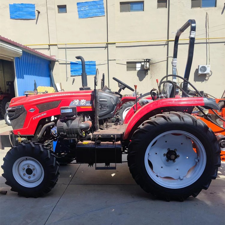 四轮绞盘 拖拉机头加装卷筒铺缆拉线