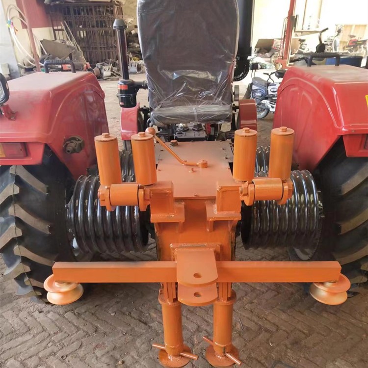 四轮车后装拉电缆收线机 输配电架线