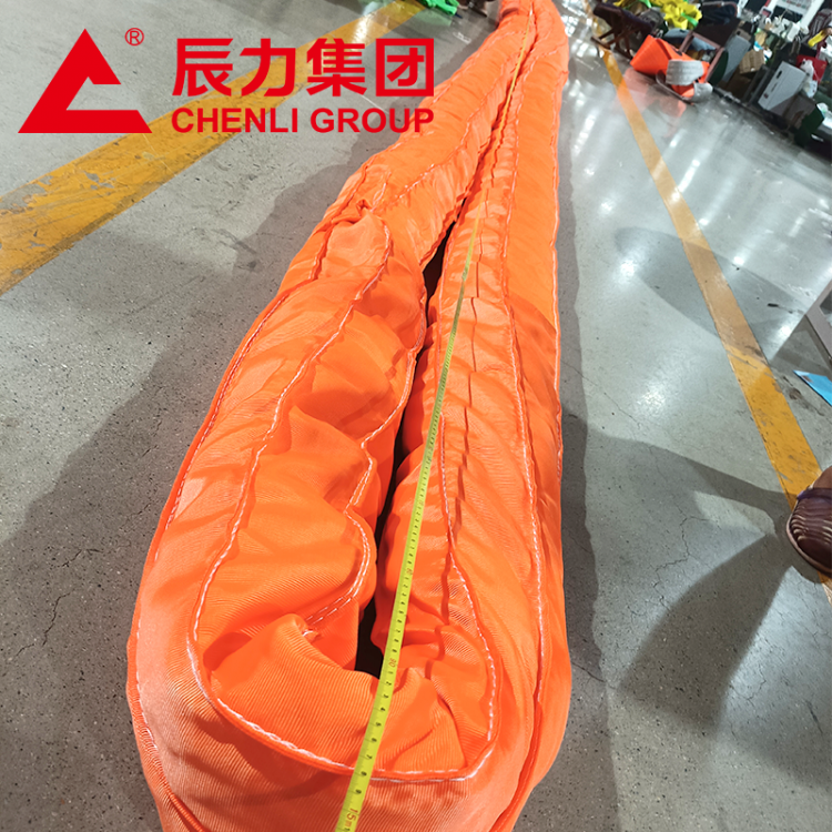 柔性吊装带双眼双扣环形工业起重吊带合成纤维吊带圆形柔性吊装带图3