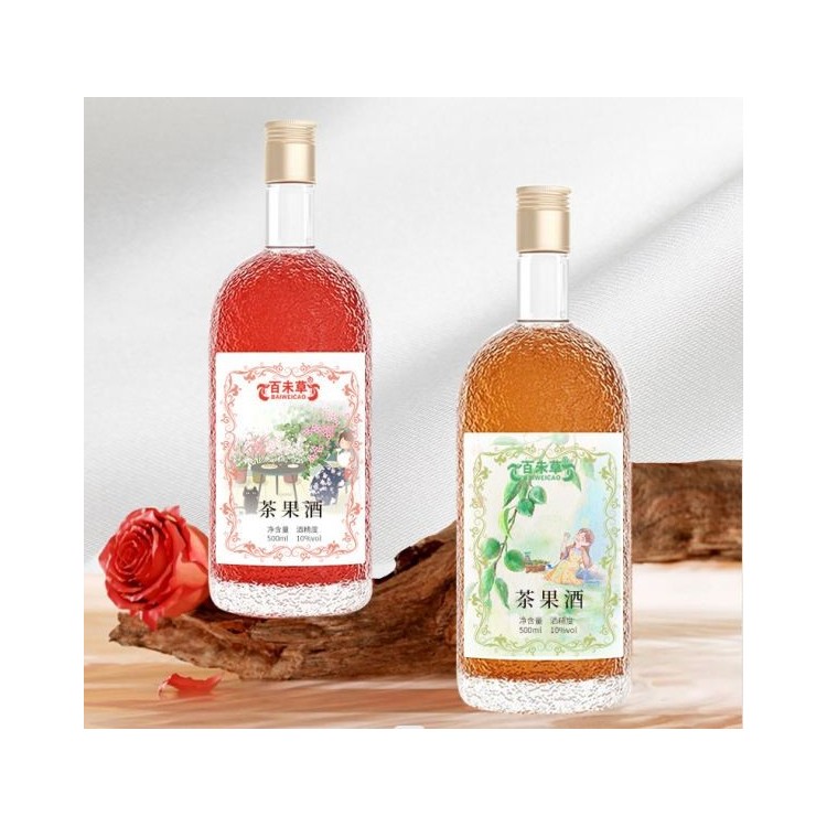 百未草茶果酒青梅酒西柚酒低度女士